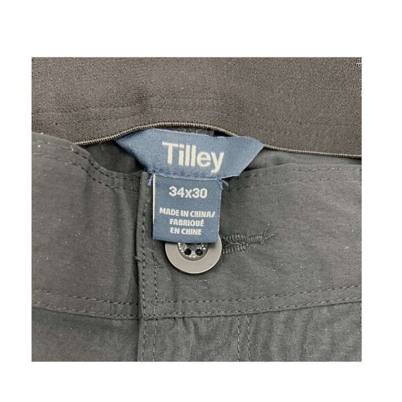 Tilley | Men's Outdoor Trek Pants | Black | Various Sizes - Picture 6 of 6